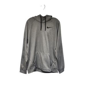Nike Men's Hoodie Thermal Dri-FIT Long Sleeve Sweatshirt Size XL Color Gray